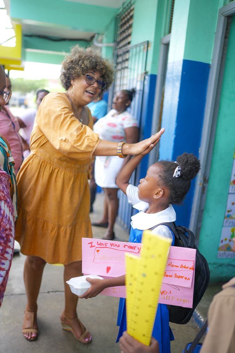 August Town Community Visit